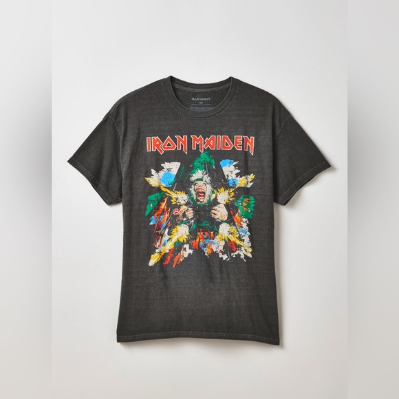 Iron Maiden Other - Iron Maiden Graphic Tee - Charcoal